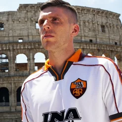 AS Roma 1998 - 99 Away Retro Voetbalshirt