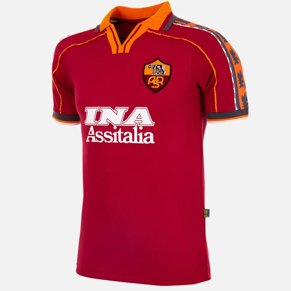 AS Roma 1998 - 99 Retro Voetbalshirt