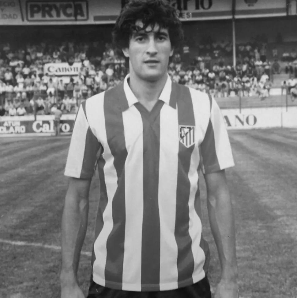 Atletico de Madrid 1985 - 86 Retro Voetbalshirt
