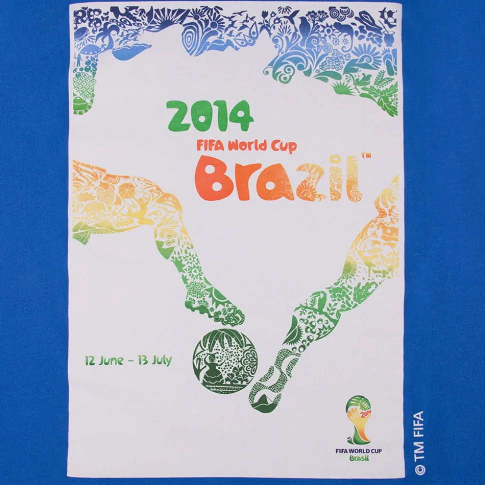 Brazilië 2014 World Cup Poster T-Shirt