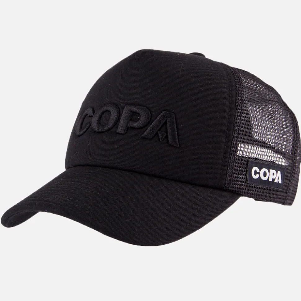 COPA 3D Zwart Logo Trucker Cap