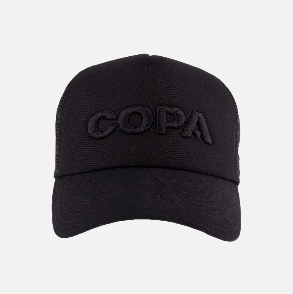 COPA 3D Zwart Logo Trucker Cap
