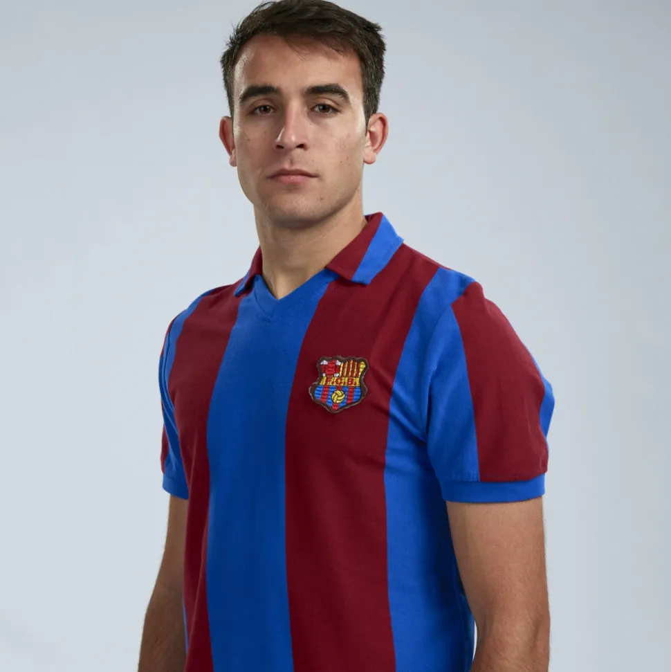 FC Barcelona 1980 - 81 Retro Voetbalshirt