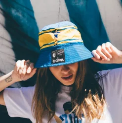 Maradona x COPA Boca Embroidery Bucket Hat