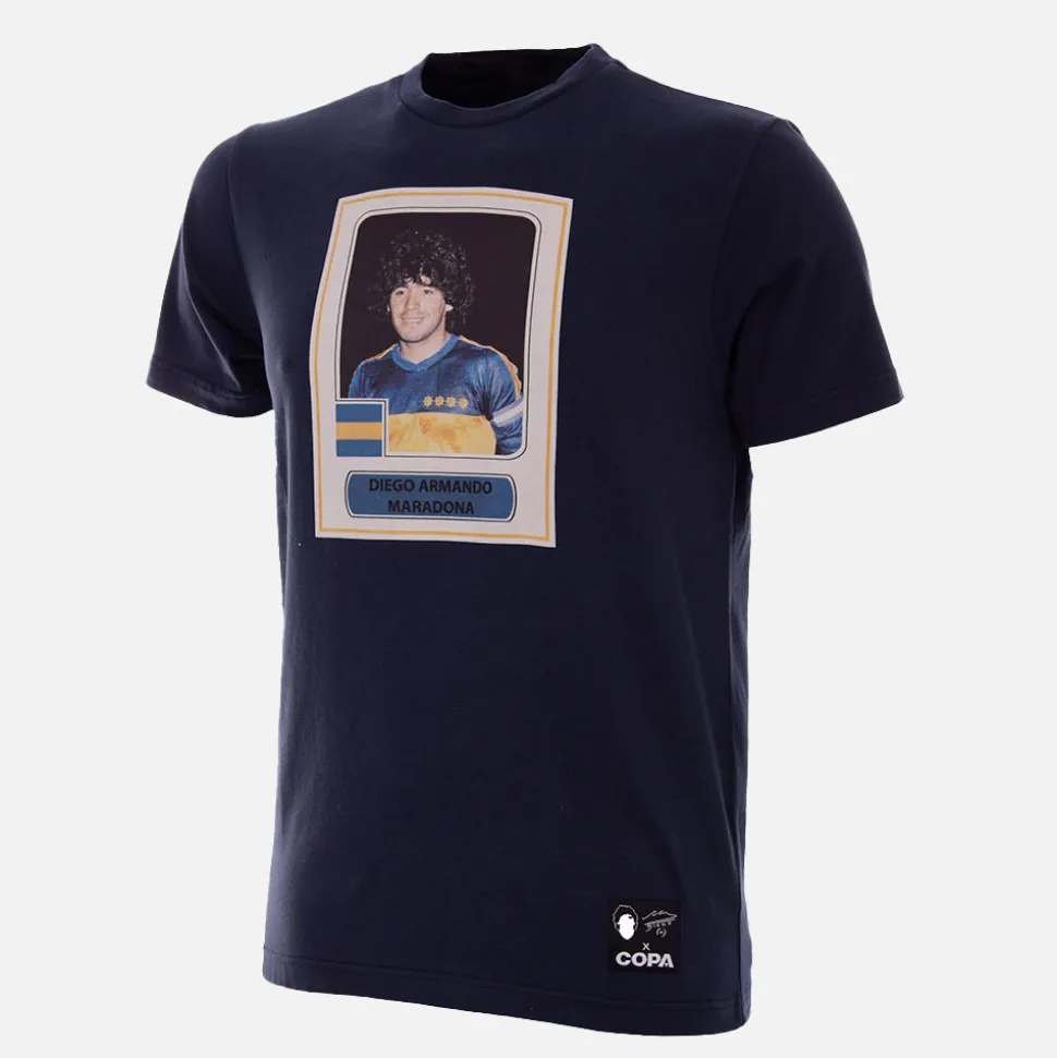 Maradona x COPA Boca Football Sticker T-Shirt