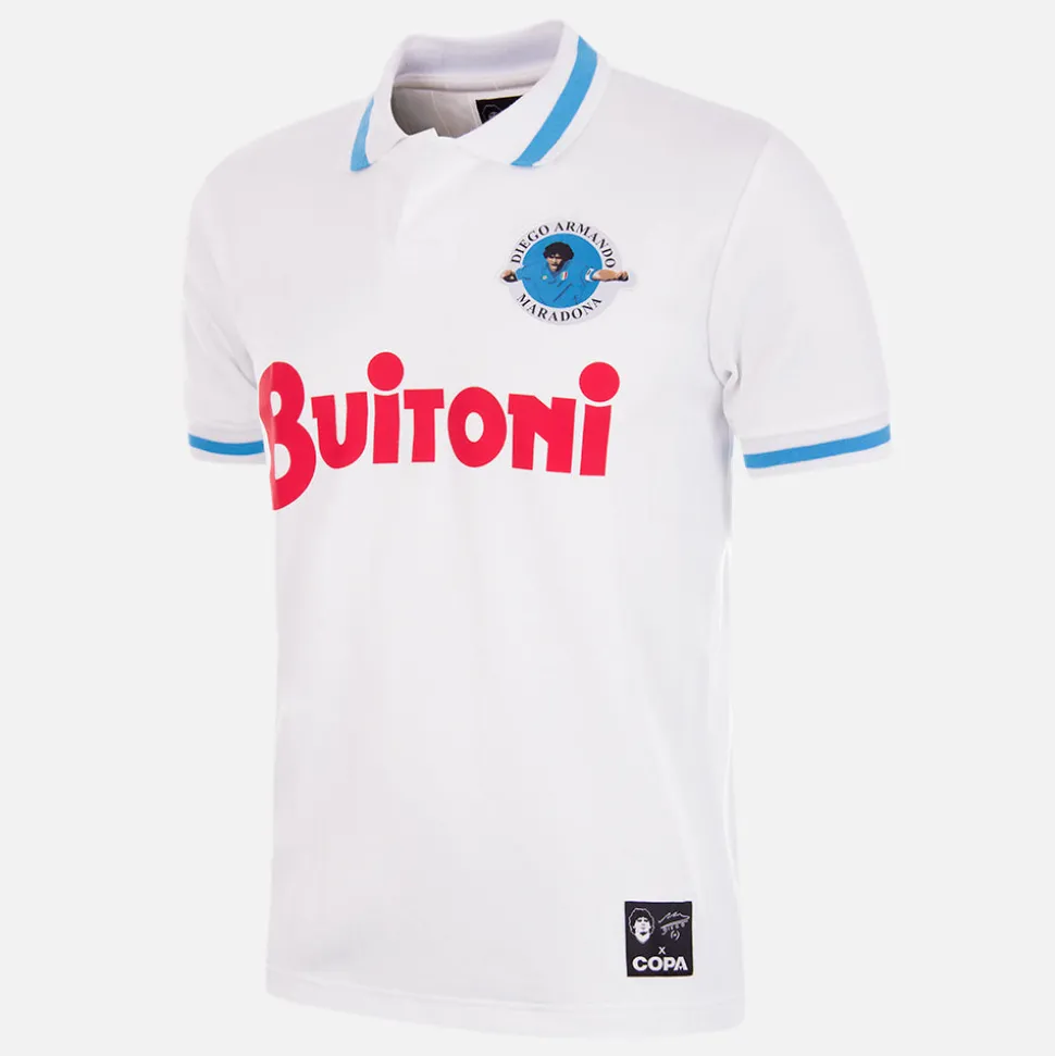 Maradona X COPA Napoli 1986 - 87 Away Retro Voetbalshirt