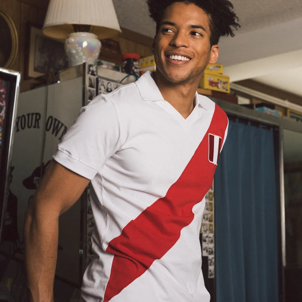 Peru 1970's Retro Voetbalshirt