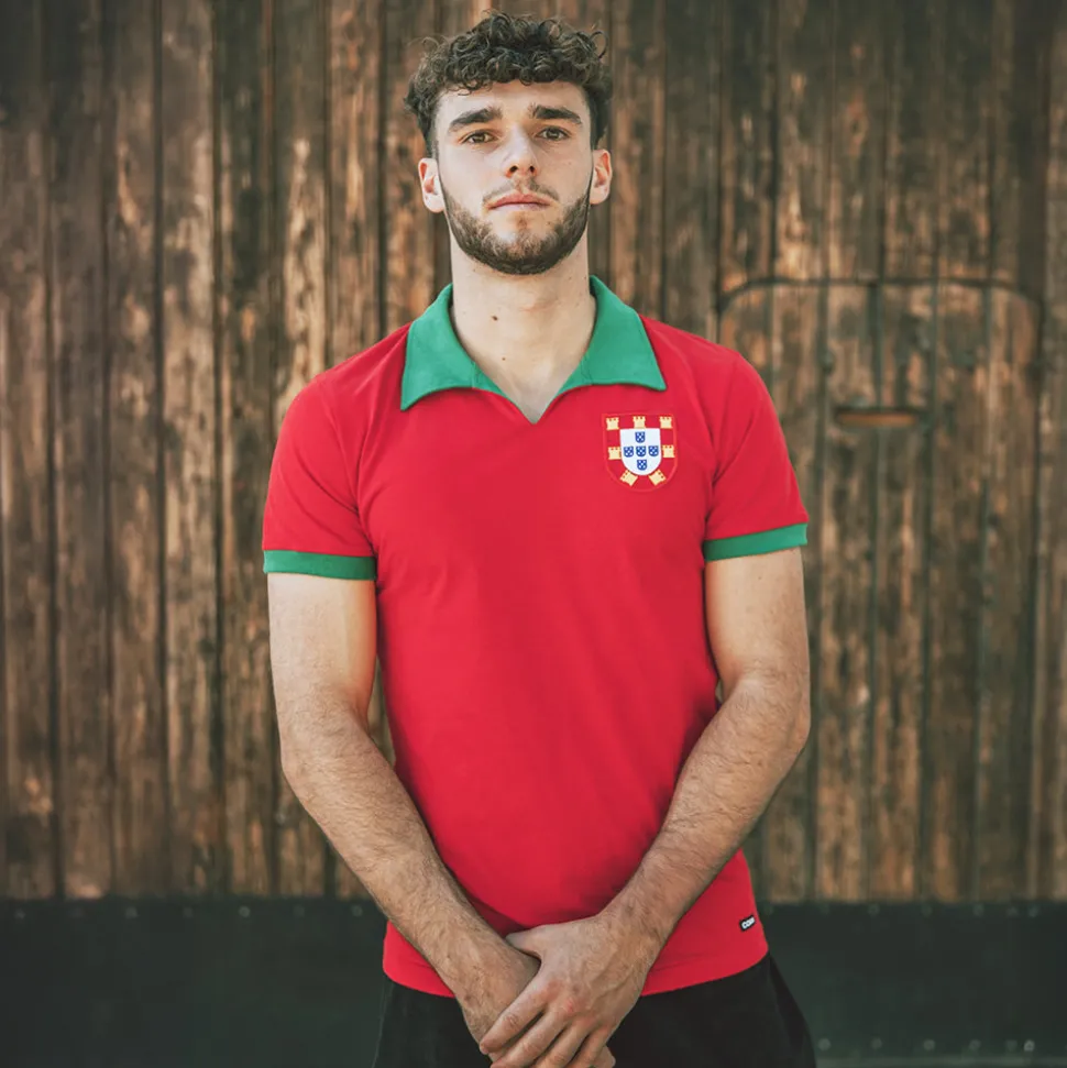 Portugal 1972 Retro Voetbalshirt