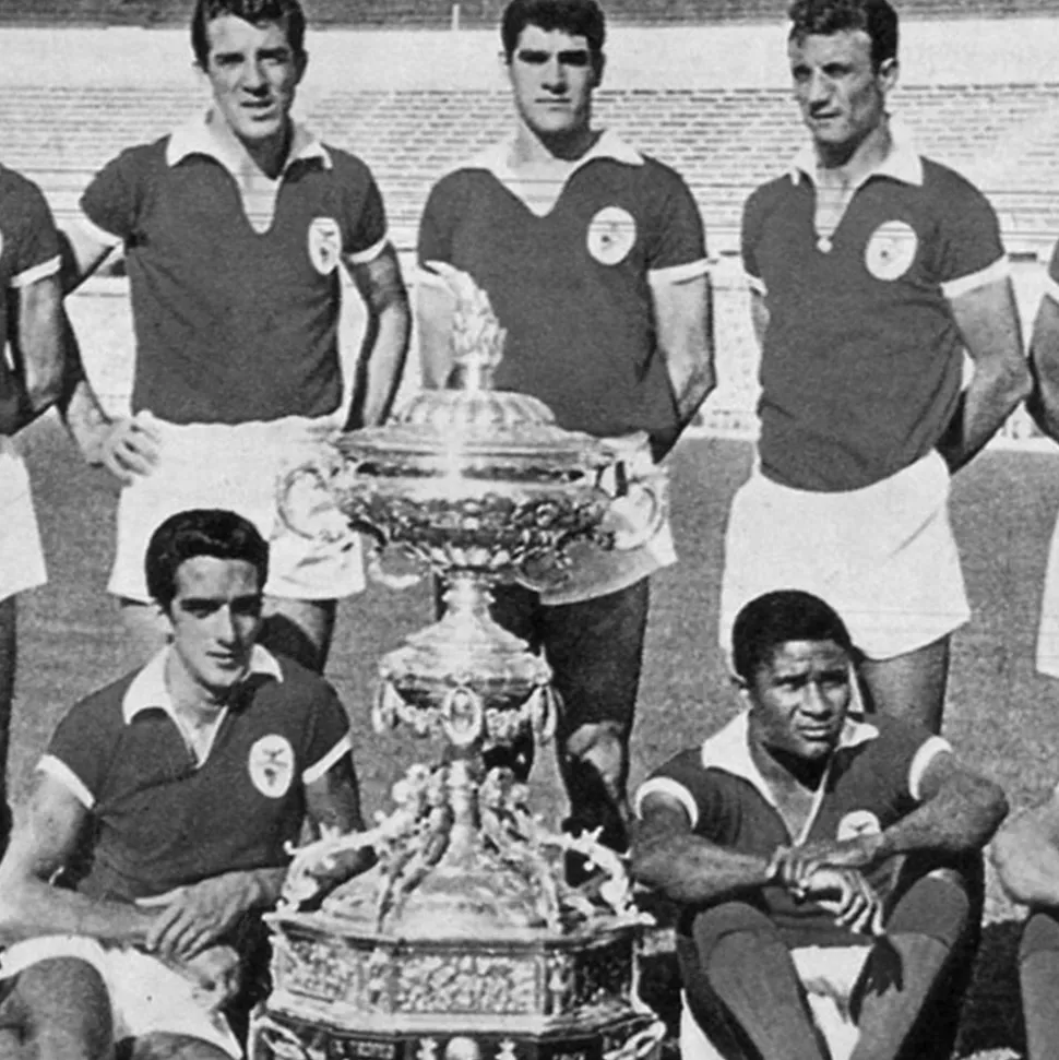 SL Benfica 1962 - 63 Retro Voetbalshirt