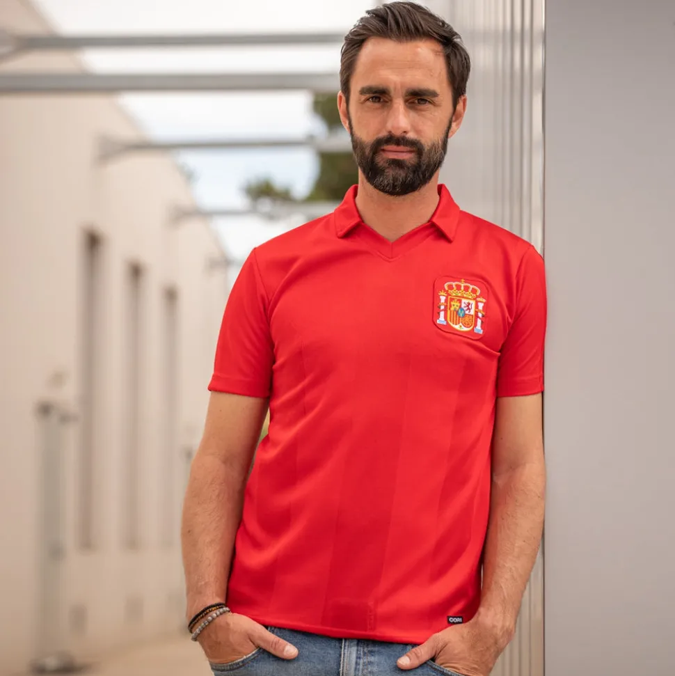 Spanje 1984 Retro Voetbalshirt
