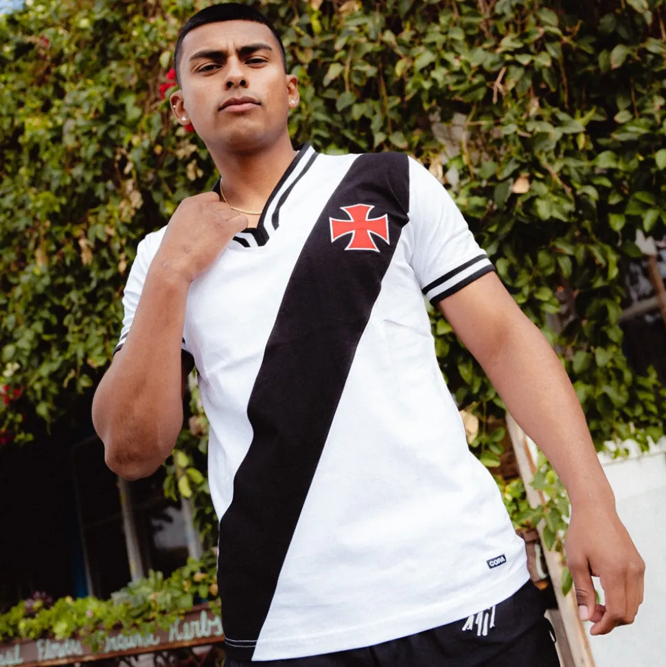 Vasco da Gama 1975 Away Retro Voetbalshirt