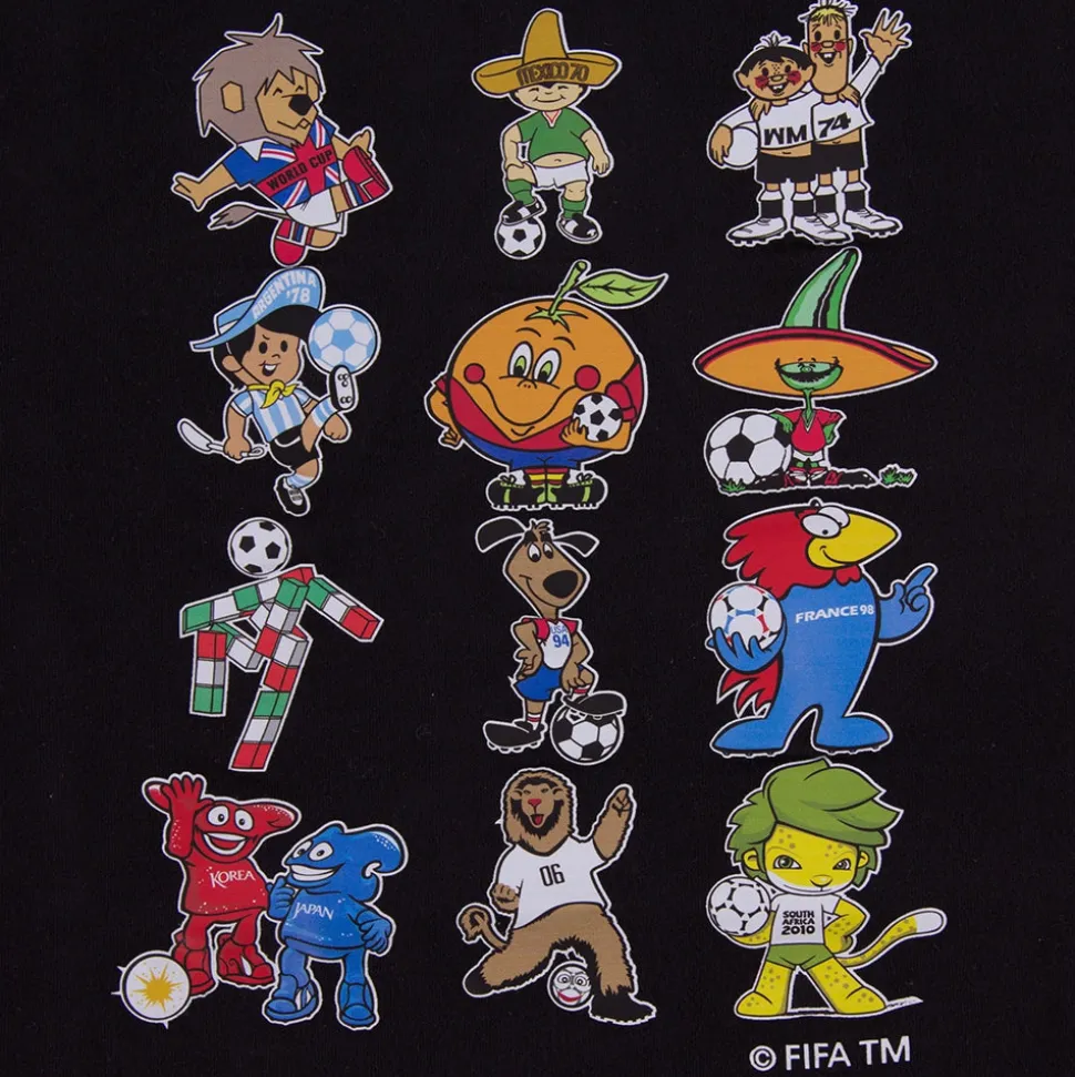 World Cup Collage Mascot Kids T-Shirt