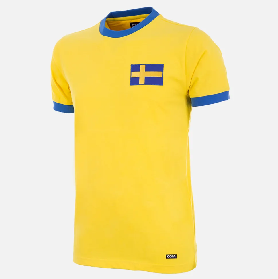 Zweden 1970's Retro Voetbalshirt